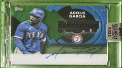 Adolis Garcia [Green] Baseball Cards 2022 Topps Clearly Authentic Generation Now Autographs Prices