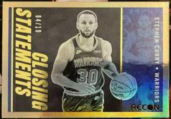 Stephen Curry [Gold] #3 Basketball Cards 2021 Panini Recon Closing Statements Prices