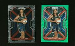 Aaliyah Wilson [Green Prizm] #99 Basketball Cards 2021 Panini Prizm WNBA Prices