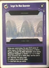 Target The Main Generator [Revised] Star Wars CCG Hoth Prices