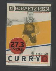 Stephen Curry #10 Basketball Cards 2019 Panini Donruss Craftsmen Prices