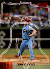 Aaron Nola [Red Foil] #243 Baseball Cards 2020 Stadium Club Prices
