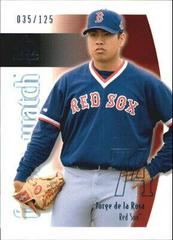 Jorge DE LA Rosa [SP Limited Gold] Baseball Cards 2002 SP Authentic Prices