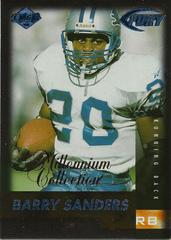 Barry Sanders [Millennium Collection Blue] #116 Football Cards 1999 Collector's Edge Fury Prices