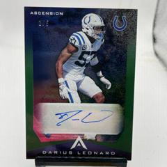Darius Leonard [Green] #ASC-DLE Football Cards 2021 Panini Chronicles Ascension Autographs Prices