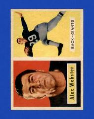 Alex Webster #121 Football Cards 1957 Topps Prices