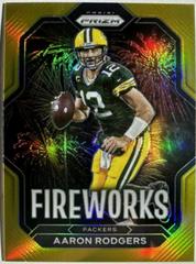 Aaron Rodgers [Gold] #F-1 Football Cards 2022 Panini Prizm Fireworks Prices