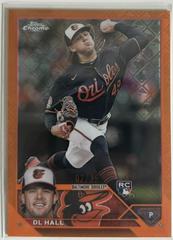 DL Hall [Logofractor Orange] #10 Baseball Cards 2023 Topps Chrome Prices