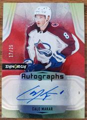 Cale Makar [Red] Hockey Cards 2021 Upper Deck Synergy Autographs Prices
