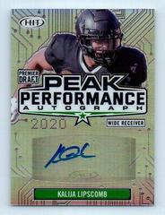 Kalija Lipscomb [Silver] #PKA-KL Football Cards 2020 Sage Hit Peak Performance Autograph Prices