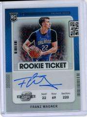 Franz Wagner [Autograph] #101 Basketball Cards 2021 Panini Contenders Optic Prices
