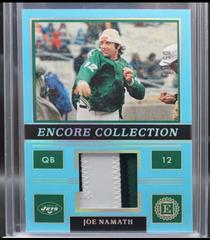 Joe Namath [Sapphire] #EC-4 Football Cards 2022 Panini Encased Encore Collection Prices