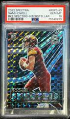 Sam Howell [Interstellar] #RSP-SHO Football Cards 2022 Panini Spectra Rookie Spectris Prices