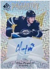 Cole Perfetti [Autograph] #P-78 Hockey Cards 2021 SP Authentic Pageantry Prices