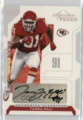 Tamba Hali [Signature Proof Silver] #90 Football Cards 2006 Playoff NFL Playoffs Prices