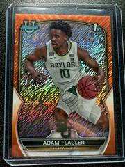Adam Flagler [Orange Shimmer] #16 Basketball Cards 2022 Bowman Chrome University Prices