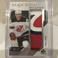 Pavel Zacha [Patches] Hockey Cards 2021 SP Game Used Supreme Prices