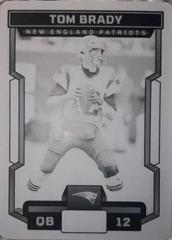 Tom Brady [Printing Plate] Football Cards 2023 Panini Score Prices