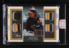Oneil Cruz [Silver] #RQJ-OC Baseball Cards 2022 Panini Three and Two Rookie Quad Jerseys Prices