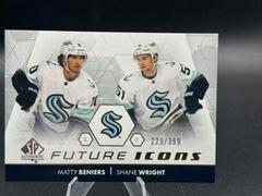 Matty Beniers, Shane Wright #FI-24 Hockey Cards 2022 SP Authentic Future Icons Prices