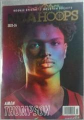 Amen Thompson [Holo] #1 Basketball Cards 2023 Panini Hoops Rookie Special Prices