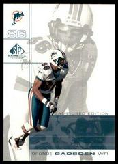 Oronde Gadsden #46 Football Cards 2001 SP Game Used Prices