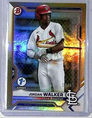 Jordan Walker [Gold Foil] #BFE-146 Baseball Cards 2021 Bowman 1st Edition Prices