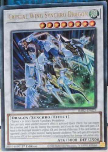 Crystal Wing Synchro Dragon [Ultra Rare] RA02-EN029 YuGiOh 25th Anniversary Rarity Collection II