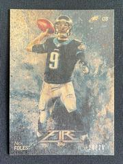 Nick Foles [Fire Wood] #42 Football Cards 2014 Topps Fire Prices