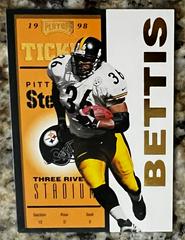 Jerome Bettis [Gold] Football Cards 1998 Playoff Contenders Ticket Prices
