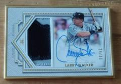 Larry Walker #FAC-LW Baseball Cards 2022 Topps Definitive Framed Autograph Patch Collection Prices