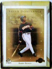Barry Bonds [Gold] #SD20 Baseball Cards 1998 SP Authentic Sheer Dominance Prices