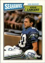 Steve Largent Football Cards 1987 Topps Prices