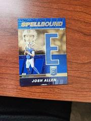 Josh Allen [Blue] Football Cards 2022 Panini Donruss Elite Spellbound Prices