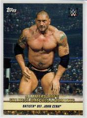 Batista def. John Cena #GM-28 Wrestling Cards 2019 Topps WWE SummerSlam Greatest Matches & Moments Prices