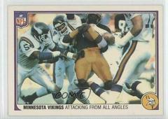 Minnesota Vikings [Attacking From All Angles] #32 Football Cards 1983 Fleer Team Action Prices