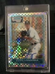 Evan Longoria [Xfractor Autograph] Baseball Cards 2006 Bowman Chrome Draft Picks Prices