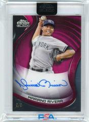 Mariano Rivera [Red] #CBA-MR Baseball Cards 2022 Topps Chrome Black Autographs Prices