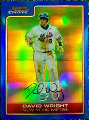 David Wright [Blue Refractor] #70 Baseball Cards 2006 Bowman Chrome Prices