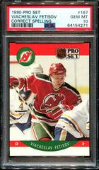 Viacheslav Fetisov [Correct Spelling] #167 Hockey Cards 1990 Pro Set Prices