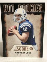 Andrew Luck [Glossy] Football Cards 2012 Panini Score Hot Rookies Prices