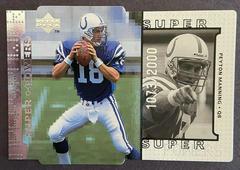 Peyton Manning [Silver Die Cut] Football Cards 1998 Upper Deck Super Powers Prices
