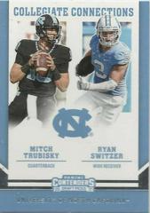 MItch Trubisky, Ryan Switzer Football Cards 2017 Panini Contenders Draft Picks Collegiate Connections Prices