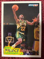 Ricky Pierce #204 Basketball Cards 1993 Fleer Prices