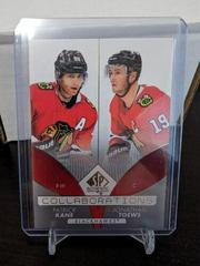 Patrick Kane, Jonathan Toews Hockey Cards 2022 SP Authentic Collaborations Prices
