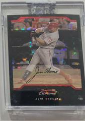 Jim Thome [Xfractor] Baseball Cards 2004 Bowman Chrome Prices