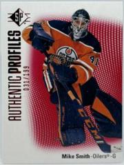 Mike Smith [Red] Hockey Cards 2021 SP Authentic Profiles Prices