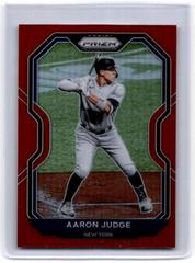 Aaron Judge [Red Prizm] Baseball Cards 2021 Panini Prizm Prices