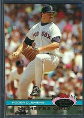 Roger Clemens Baseball Cards 1991 Stadium Club Members Only Prices