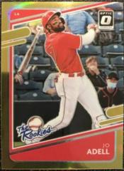 Jo Adell [Gold] #TR2 Baseball Cards 2021 Panini Donruss Optic The Rookies Prices
